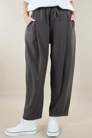 Made in Italy Toka 25 Pleat Pant Chocolate